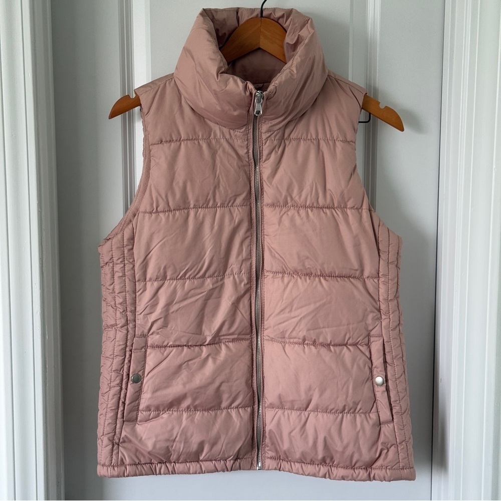 Old Navy Puffer Vest Rose Pink Size S